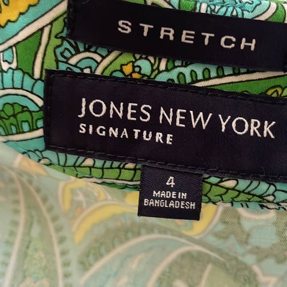 Jones of New York - size 4 - paisley dress - Picture 12 of 12